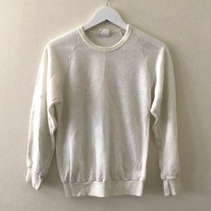Cream Lightweight Sweatshirt